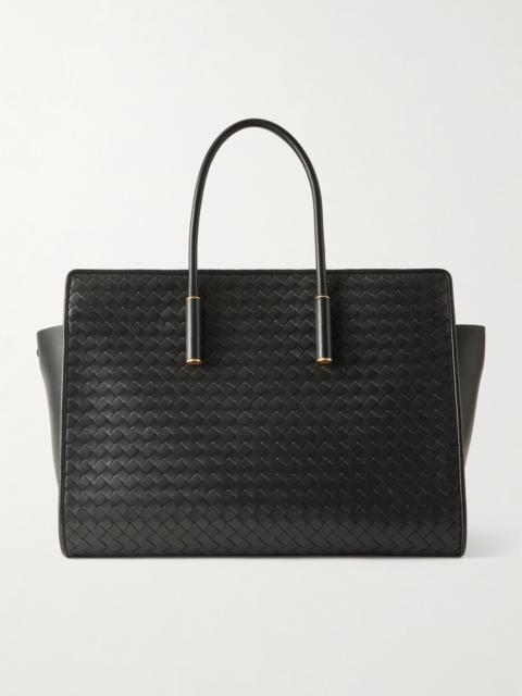 Barbara Intrecciato Leather Tote