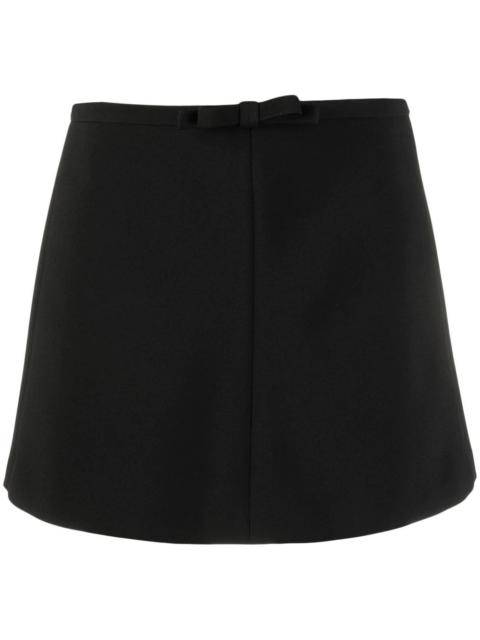 bow-detail mini skorts