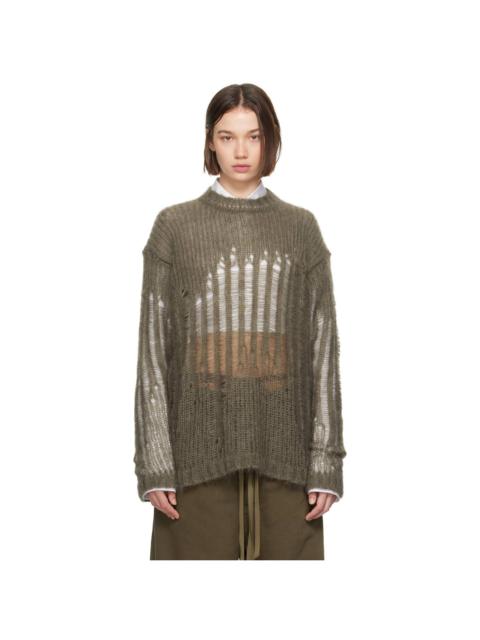 Khaki Rigmor Oversize Sweater