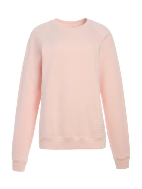 Royston Sweatshirt in Pale Blush Fine Cotton