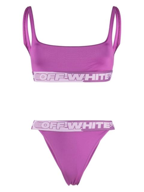 logo tape bikini