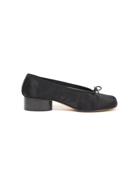 Tabi Satin Ballet Flats black
