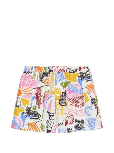 printed shorts