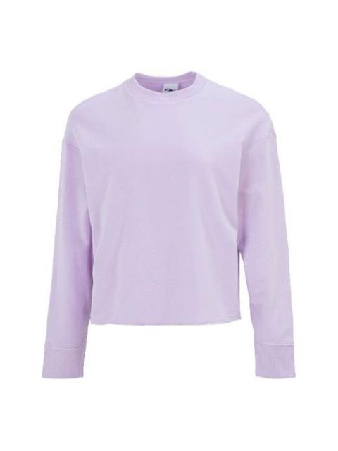 (WMNS) Nike Yoga Luxe Casual Sports Round Neck Pullover Hoodie Purple DM6976-530