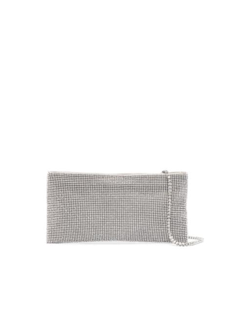 rhinestone-embellished shoulder bag