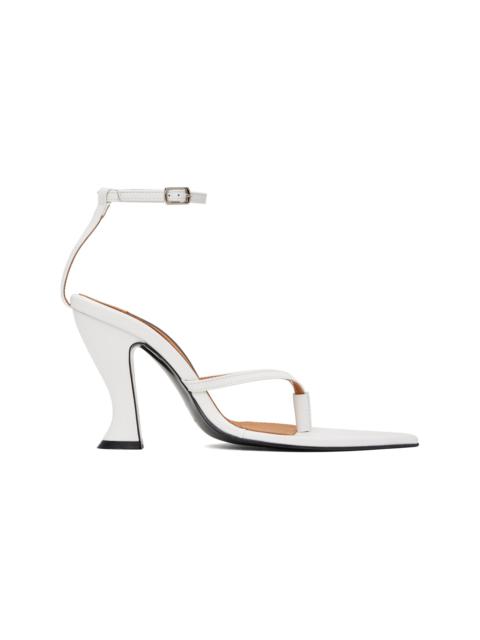 White Pointy Heels