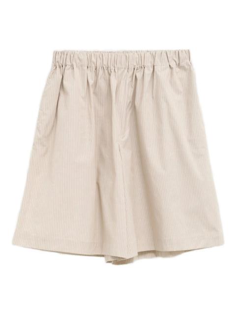 Baserange Claude Striped Elasticated Shorts
