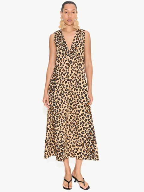 Mar Poplin Dress in Cheetah