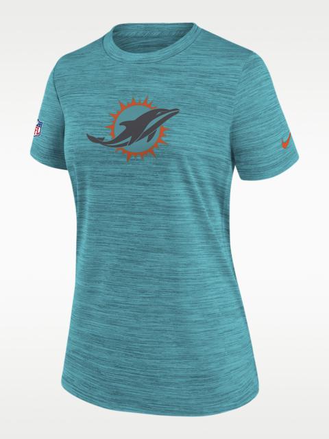 Miami Dolphins Rivalries Collection Sideline Velocity Women's Nike Dri-FIT NFL T-Shirt