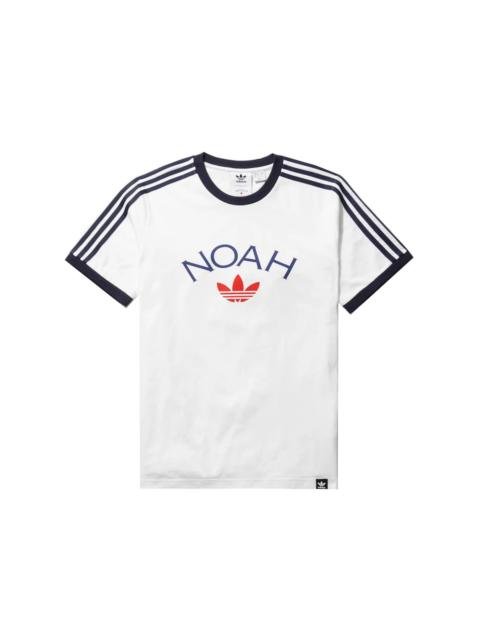 Noah x Adidas Core Logo Ringer Tee White