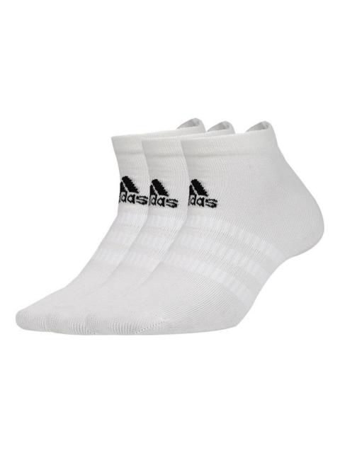 adidas Unisex Light Low 3pp Sports Socks 3 Packs White DZ9401