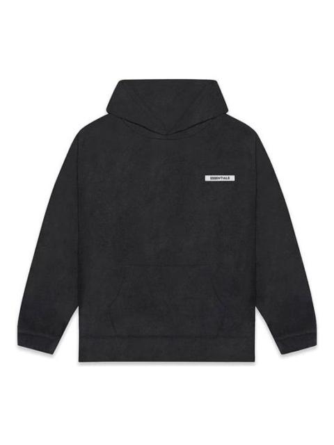Fear of God Essentials FW20 Polar Fleece Hoodie 'Black' FOG-FW20-338