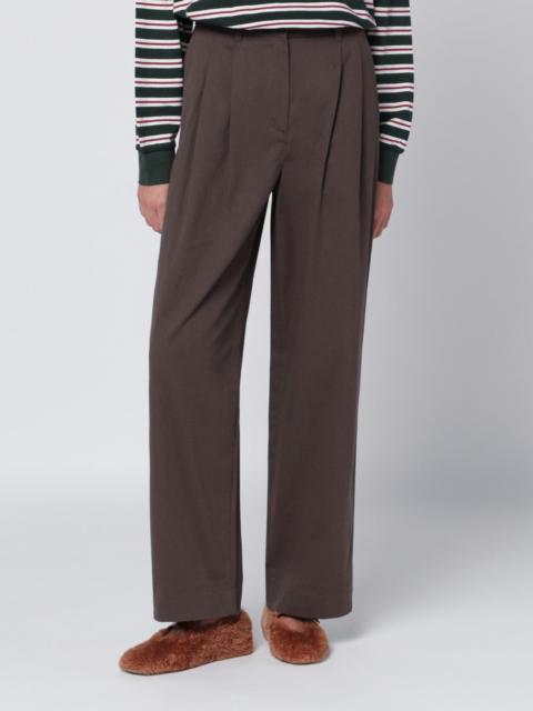 Brown cotton trousers