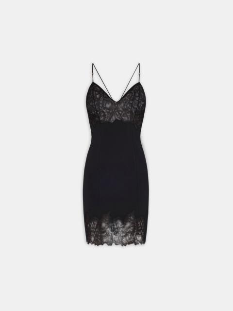WOMEN'S MARBLE LACE MINI DRESS