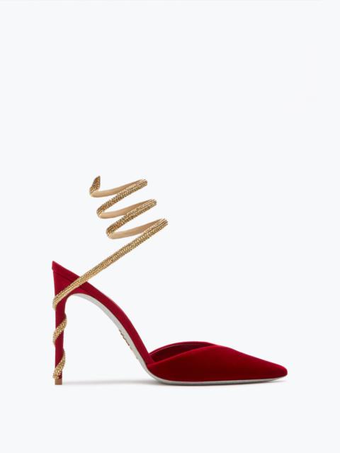 Margot Red And Gold Pump 105