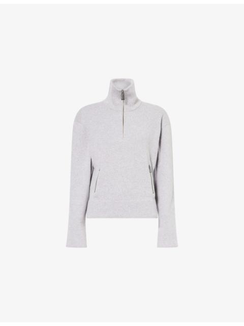Milano Half-Zip Wool Knit Jumper
