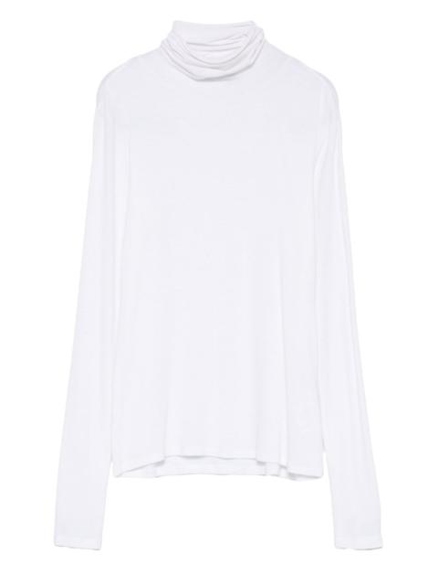 long-sleeve turtleneck top