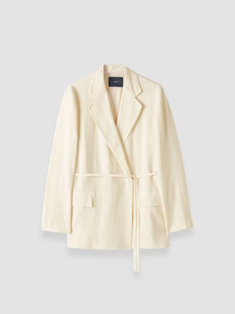 Amelot Pleat Jacquard Jacket