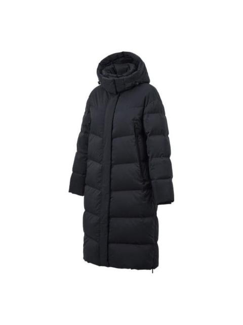 (WMNS) Li-Ning Training Waterproof Long Down Jacket 'Black' AYMT100-2