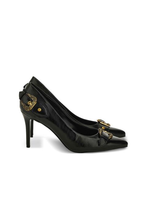 Scarlett buckle-detail pointed-toe pumps