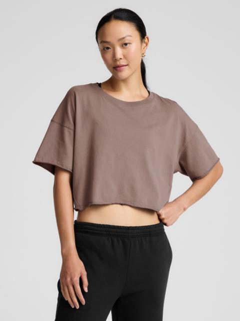 SoftKnit Better Than Ever Cropped Cotton Tee