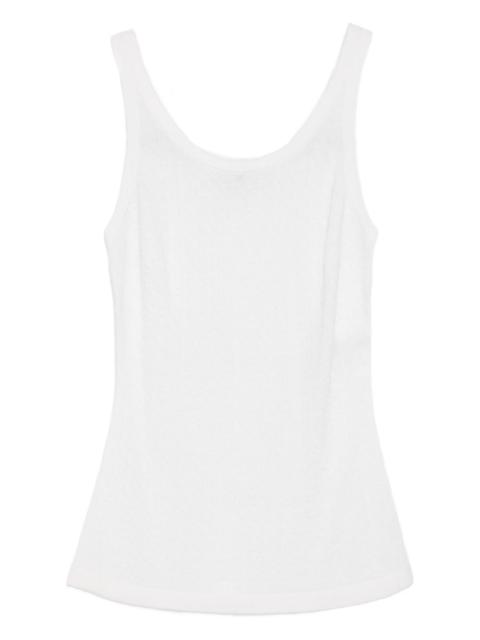 scoop-neck tank top