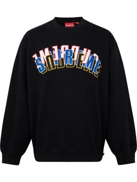 stacked logo crewneck sweatshirt