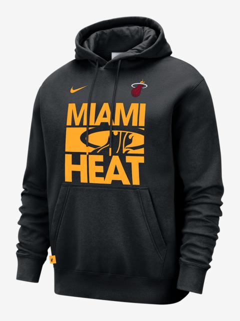 Miami Heat Club Courtside Men's Nike NBA Pullover Hoodie