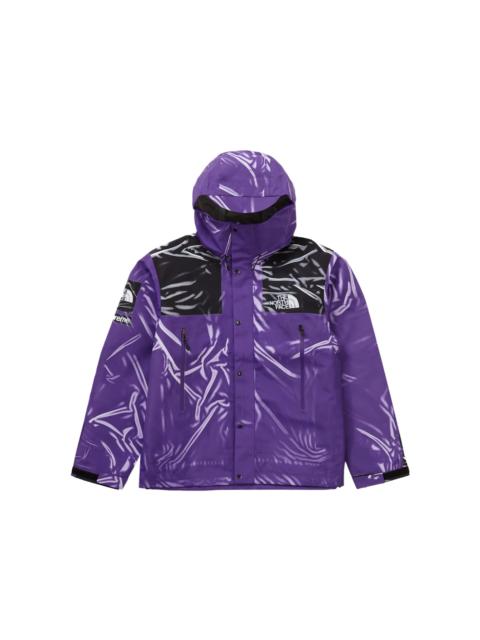 Supreme The North Face Printed Taped Seam Shell Trompe L'oeil Jacket Purple