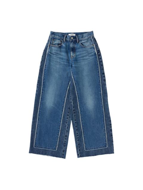 TAHITI TWO-TONE WIDE PANTS