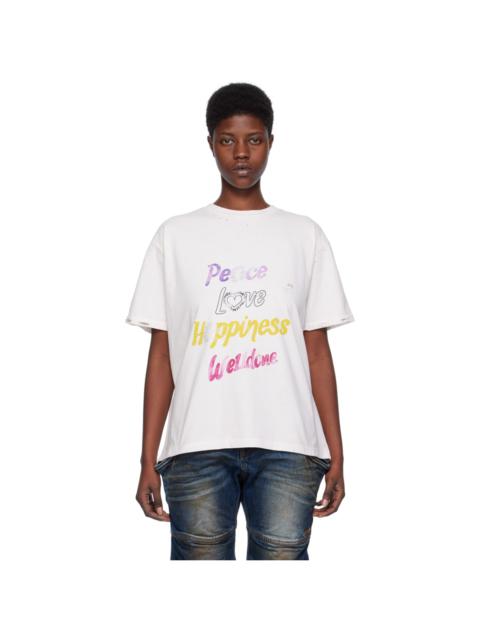 White Lettering T-Shirt