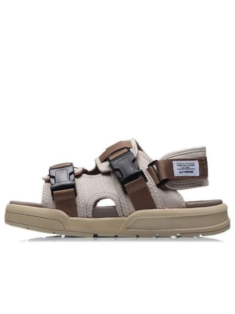 Li-Ning Coca Sandals 'Khaki Brown' AGLR019-2