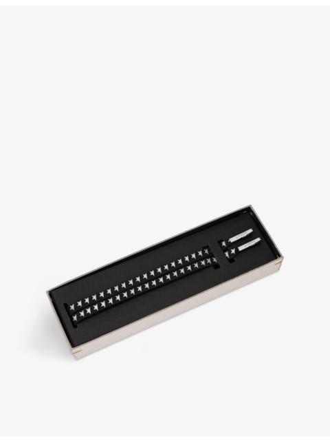 Star-Print Woven Laces