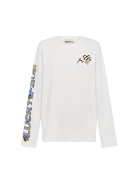 Lucky Pace Long Sleeve Logo Tee