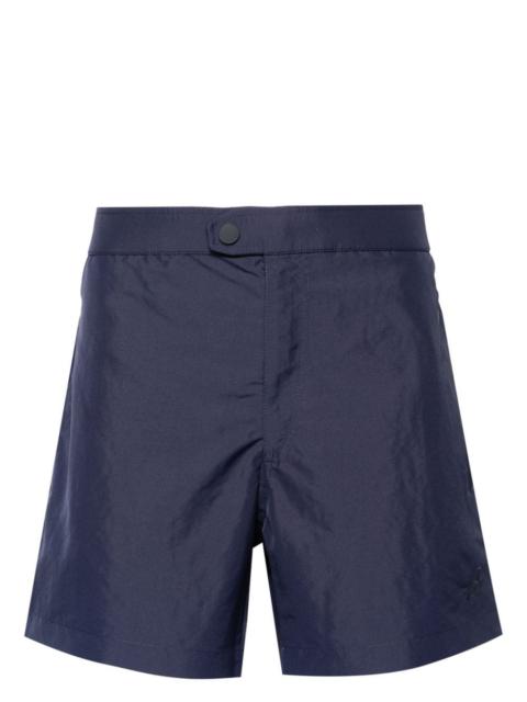 zip-up swim shorts