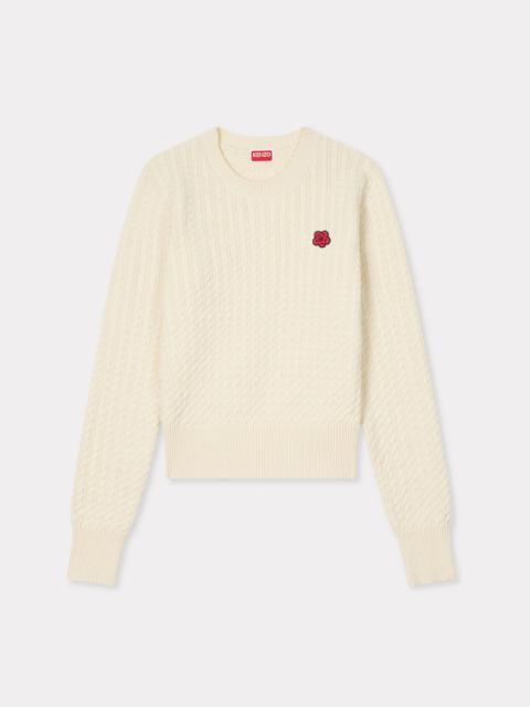 'Boke Flower' jumper in cotton wool