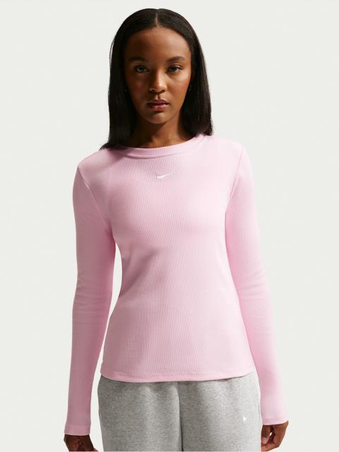 Nike Sportswear Women's Tight Long-Sleeve Ribbed T-Shirt
