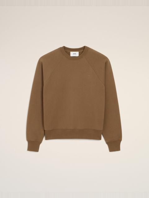 BROWN COTTON AMI DE COEUR SWEATSHIRT