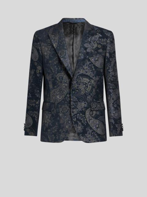 PAISLEY JACQUARD BLAZER