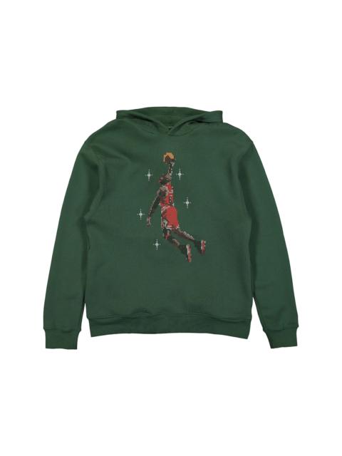 Jordan Essentials Slam Dunk Contest Graphic Fleece Hoodie Pine Green