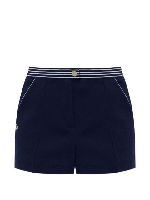 striped-edge shorts