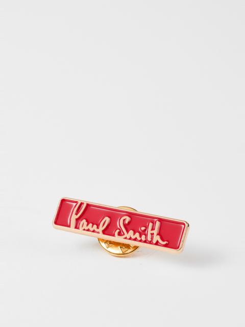 Paul Smith loves Barbour - 1935 Pin Badge