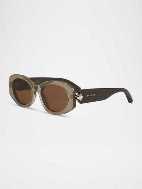 Serpenti Oval Sunglasses
