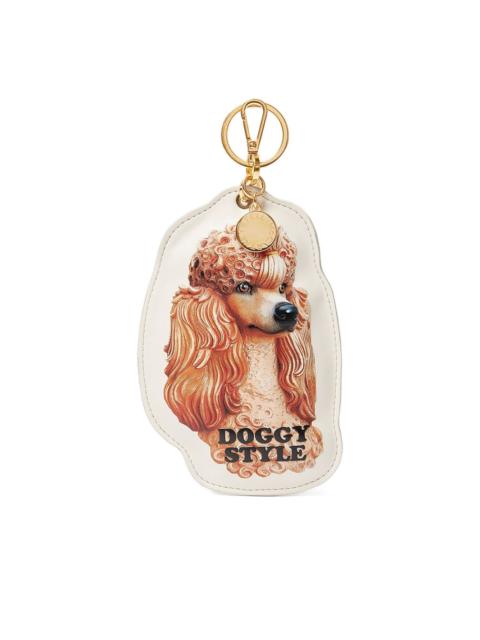 poodle-graphic keyring