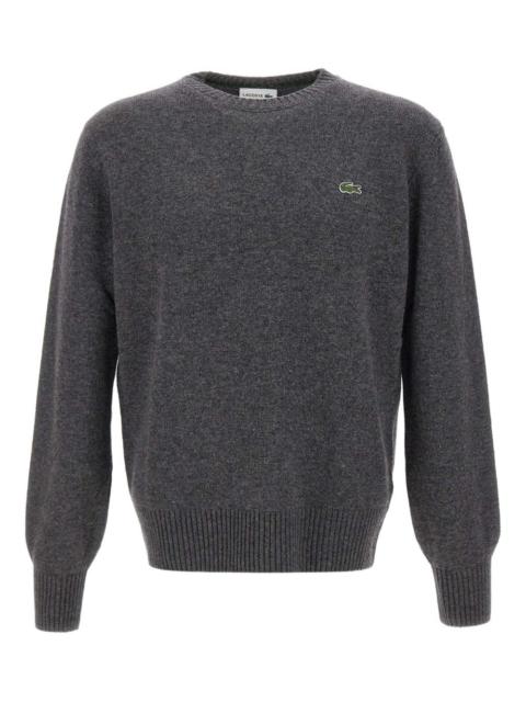 embroidered crew-neck sweater
