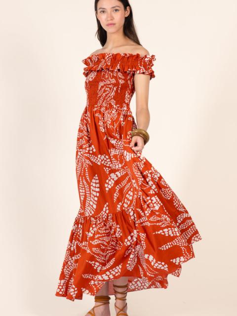 Long Dress Suzanne - Paprika Austral