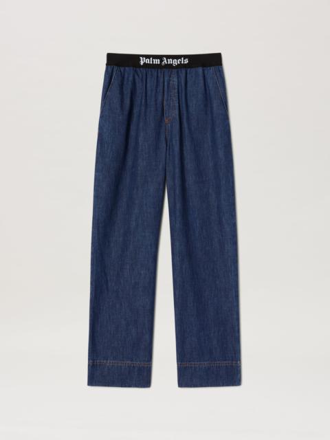 Denim Pajama Pants