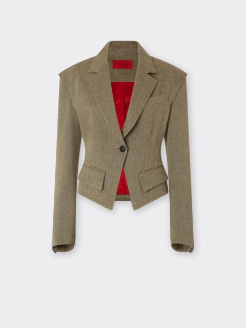 Délavé twill blazer