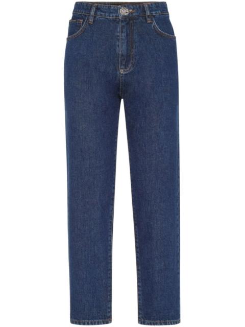 logo straight-leg jeans