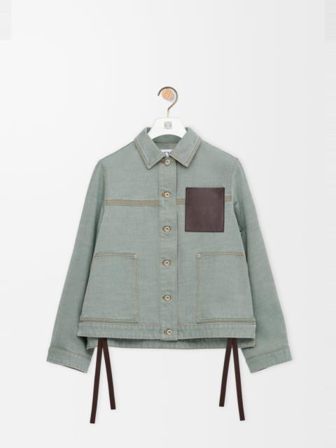 Workwear jacket in denim
